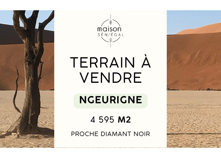 Terrain a vendre a Ngeurigne proche diamant noir