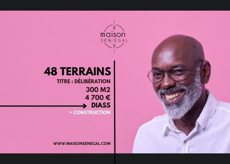 Terrains a vendre a Diass – Deliberation prix abordable