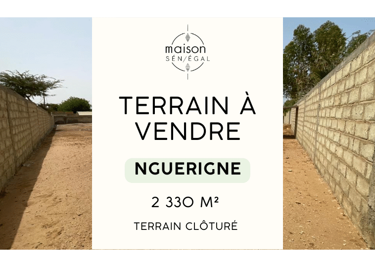 Terrain à vendre à Guérigne.